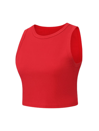 Débardeur sculptant côtelé