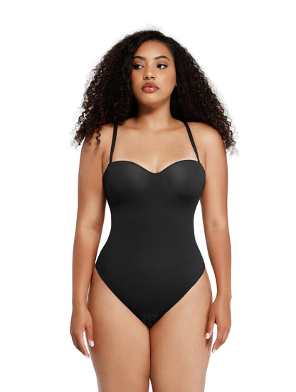 Strapless Supportive Shapewear Bodysuit
