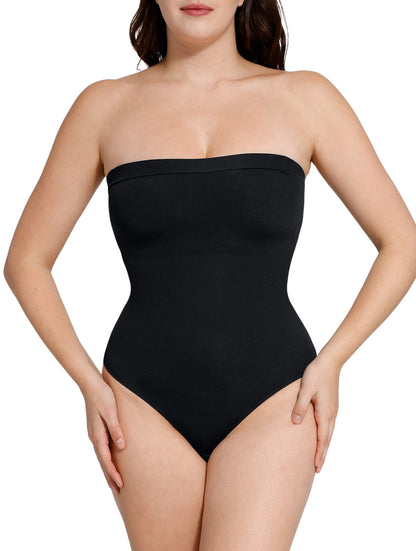 Strapless Thong Bodysuit